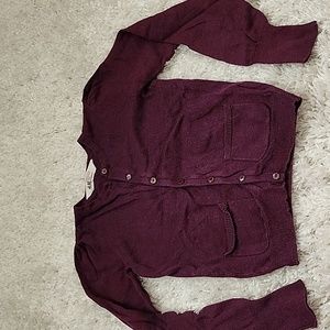 H&M cardigan sweater Purple 4-6Y (kt3)